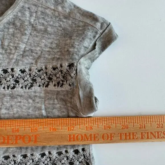 NWT Anthropologie Akemi + Kin Lattice Stripe Top - Picture 4 of 8